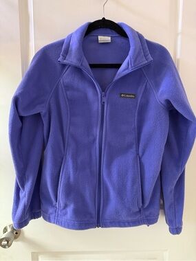 Columbia Lavender Purple Full-Zip Fleece Jacket